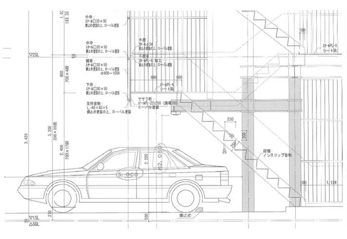グラート梅田　駐車スペースの外観・駐車場イメージ2枚目
