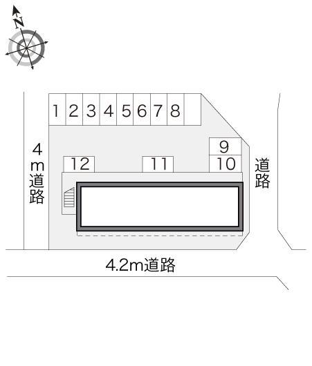 グロリアスⅡ(14567)の駐車配置図