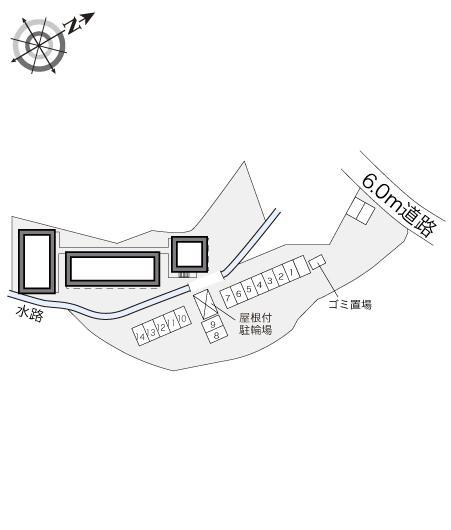 ＯＯＭＡＥ(24662)の駐車配置図