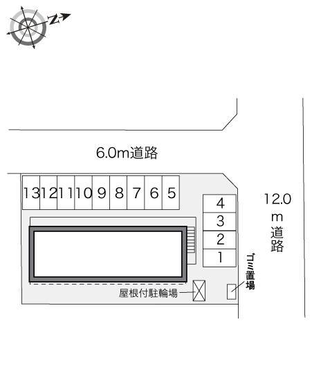クレールはまなす(32638)の駐車配置図
