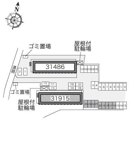 ＰＡＳＯ(31915)の駐車配置図