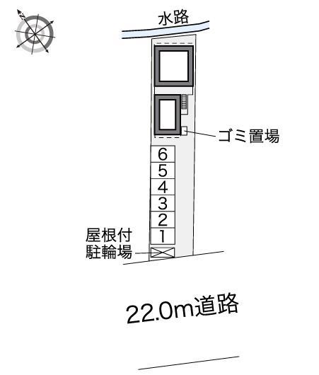 夢未来(40406)の駐車配置図