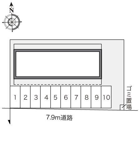 グランＭ’ｓ(12429)の駐車配置図