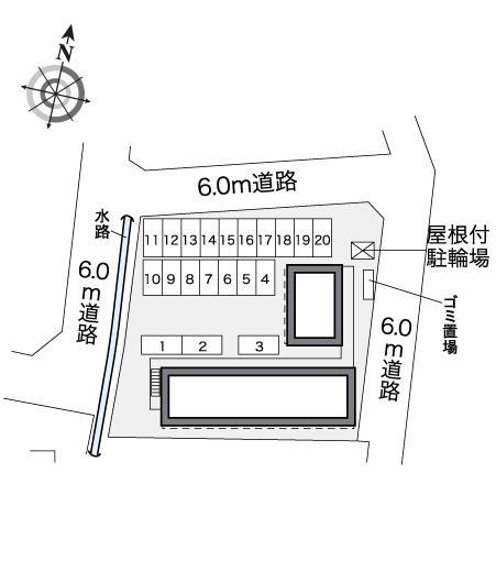 ＣａｓａＡｖａｎｃｅ(32515)の駐車配置図