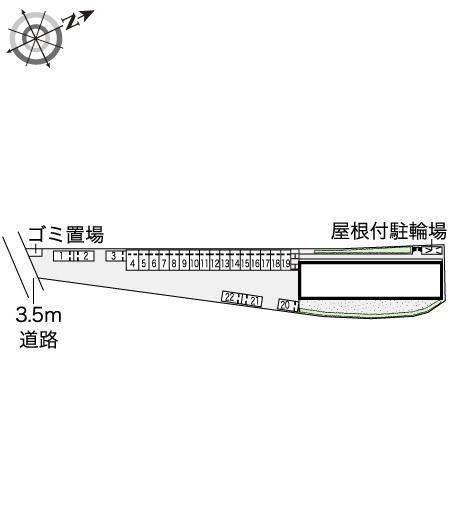 ヴェルデュール(46809)の駐車配置図