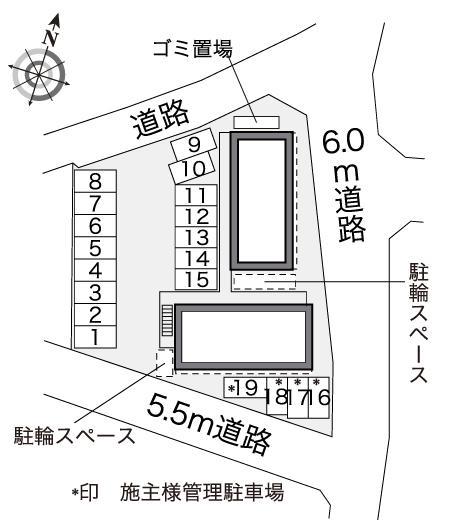 アトランティス(41164)の駐車配置図