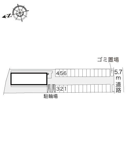 ソレイユⅢ(20738)の駐車配置図