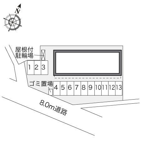 Ａｍｏｒ　Ａｉ　Ⅱ(32383)の駐車配置図