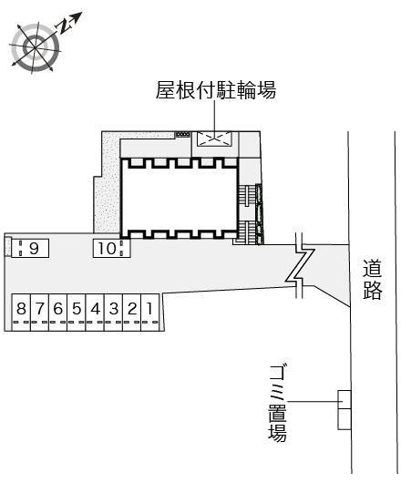 パストラル上野山Ⅱ(54451)の駐車配置図