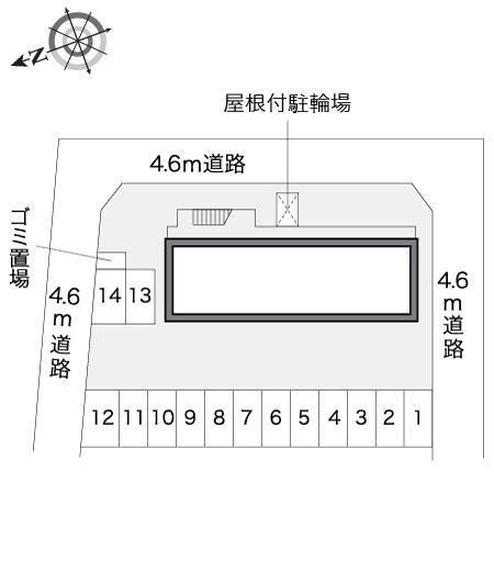 若槻(11517)の駐車配置図