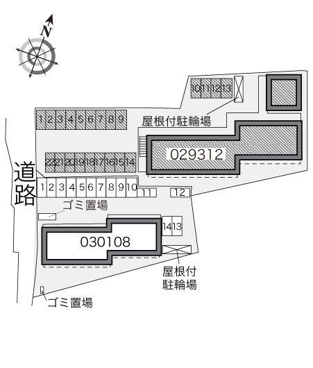 プルンニー　Ａ(29312)の駐車配置図