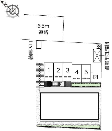 ガード１(46156)の駐車配置図