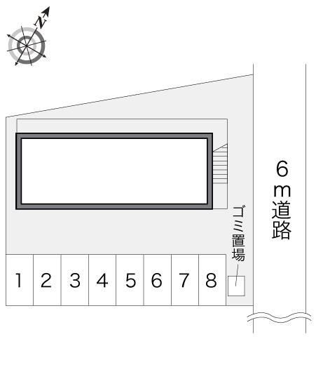 サンハイム(12690)の駐車配置図