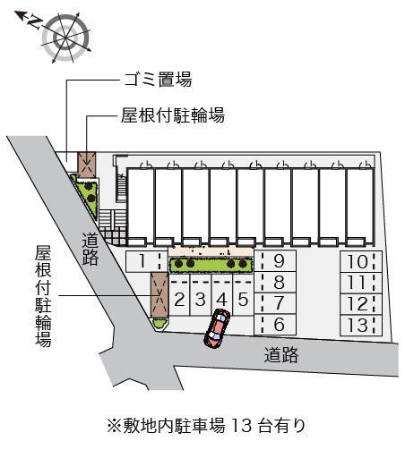 プラム(53896)の駐車配置図