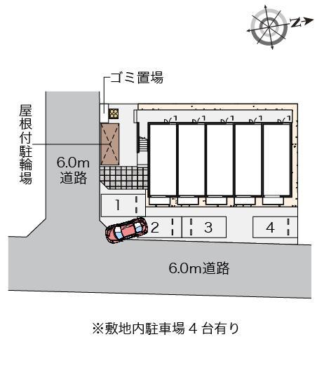 ミランダメゾンド　スヴニール(57255)の駐車配置図
