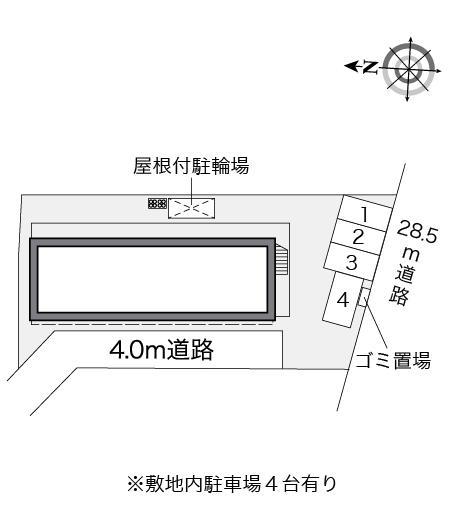 ＫＡＴＡＫＵＲＩ(25260)の駐車配置図