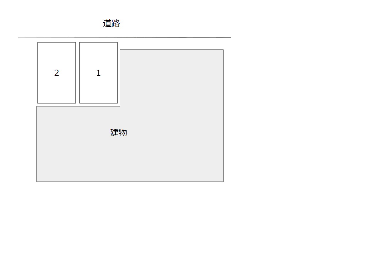 よしだ駐車場の駐車配置図