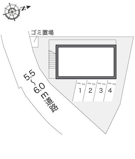 エル(14206)の駐車配置図