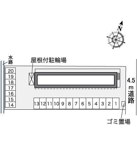 白馬(35821)の駐車配置図