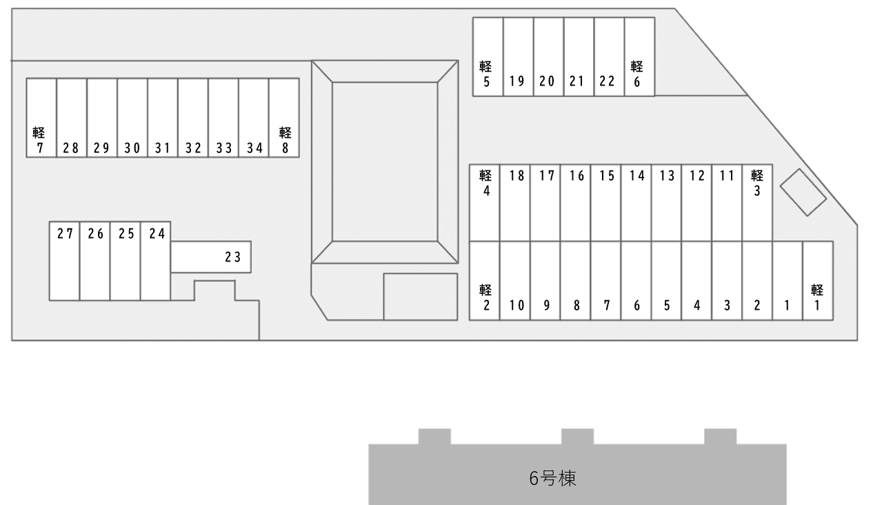 将監第二_Ｂ地区の駐車配置図
