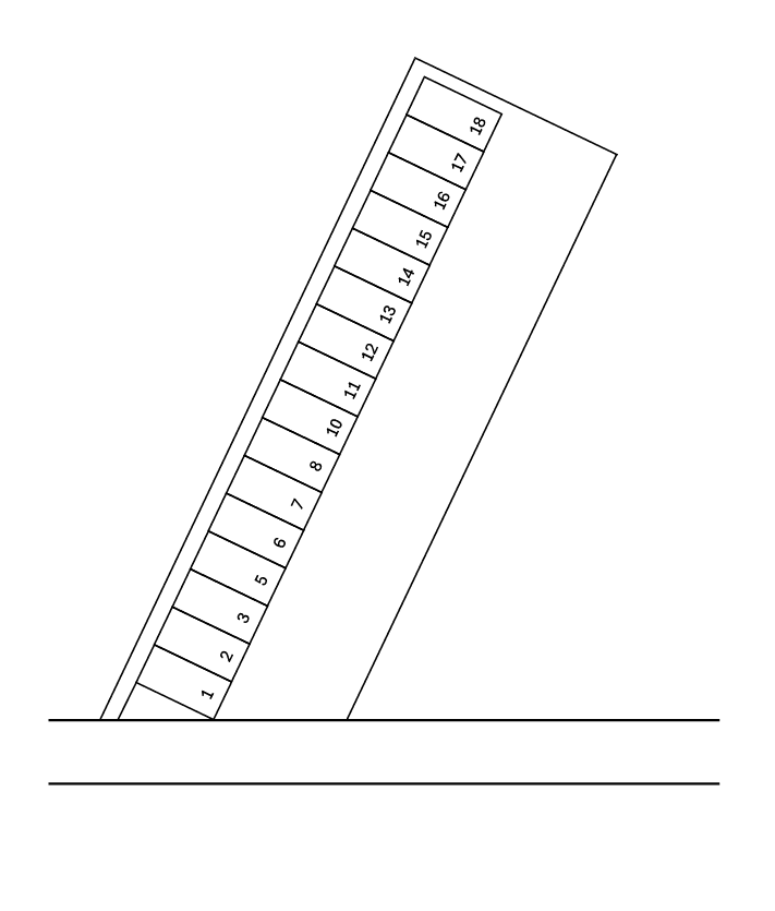 ドエルパーキングの駐車配置図
