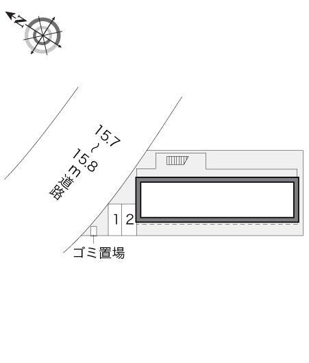 ジュネス紫原(20009)の駐車配置図