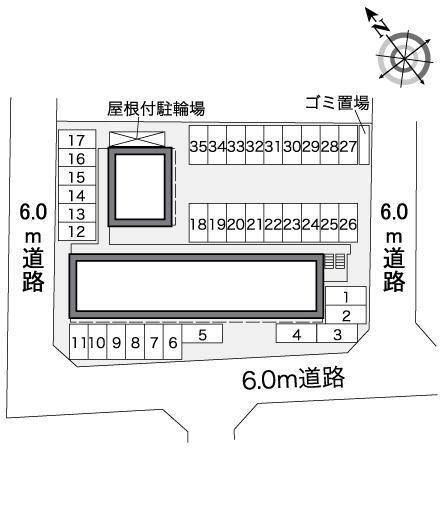 経塚(38754)の駐車配置図