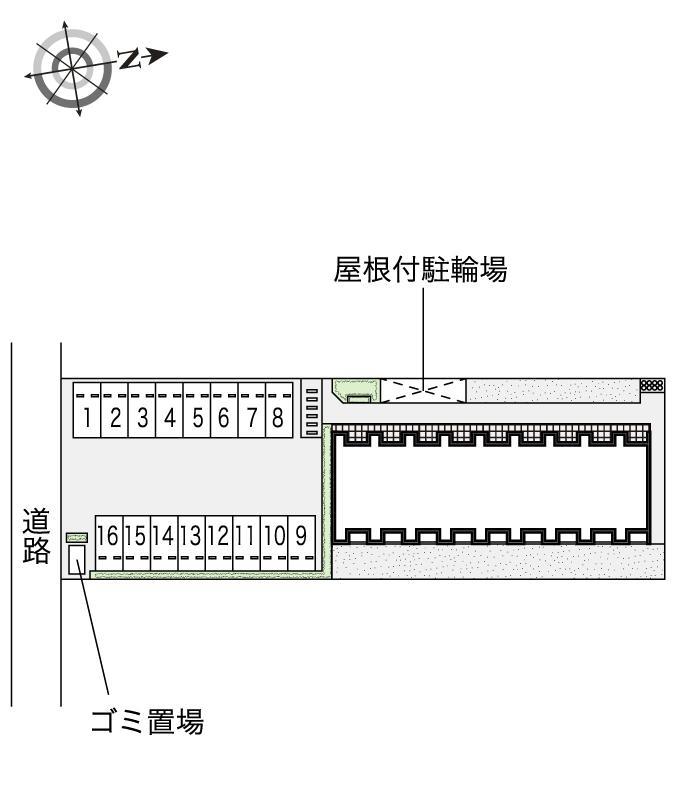 あさか野(53033)の駐車配置図