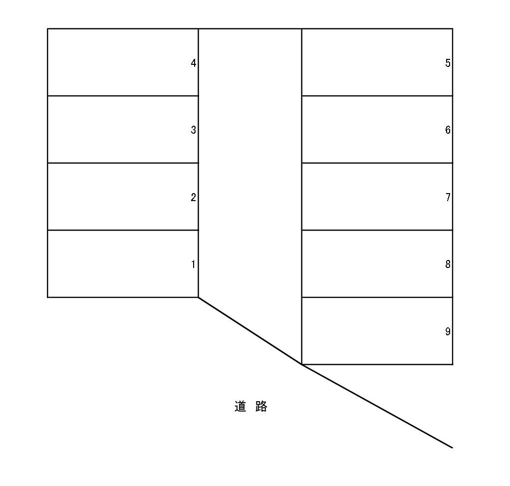 石井パーキングの駐車配置図