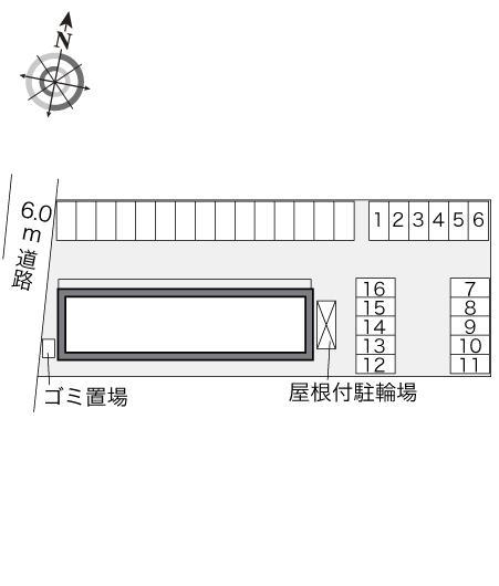 ＫⅡ(23604)の駐車配置図