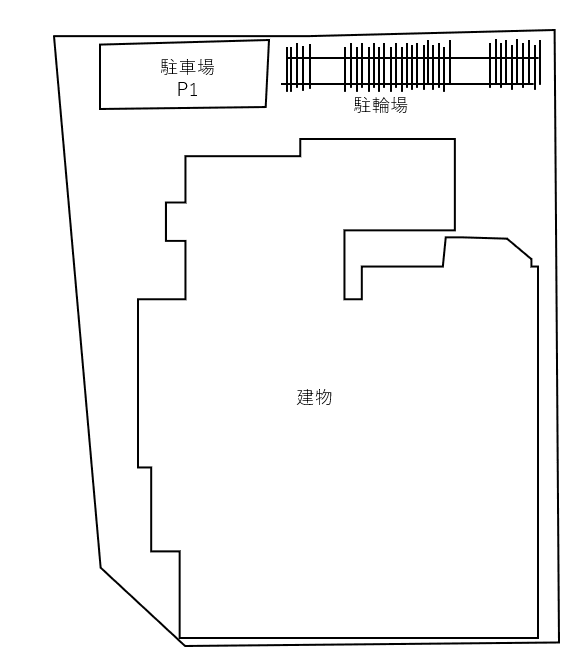 ラフィスタ大師前Ⅳの駐車配置図