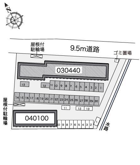 華(30440)の駐車配置図