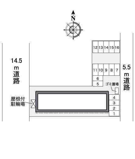 ソルビー(38531)の駐車配置図
