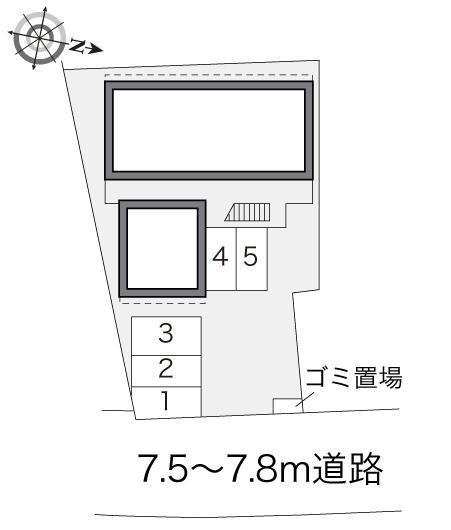 昭和町(17758)の駐車配置図