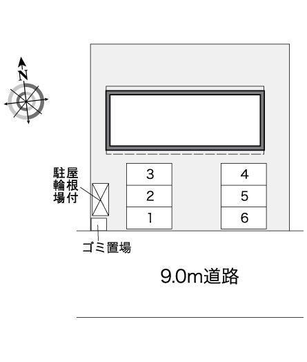 筒尾(39602)の駐車配置図