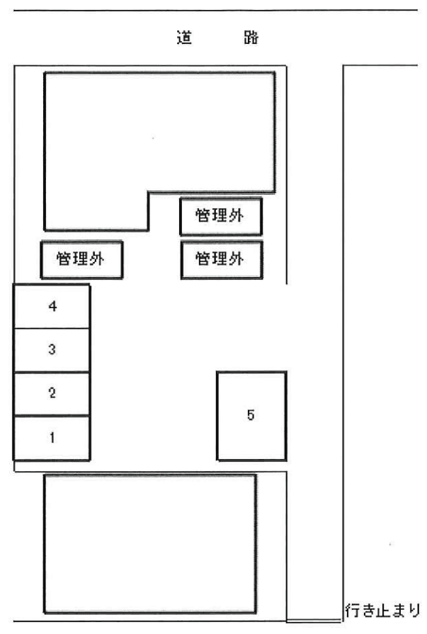 第二宮戸１丁目Ｐの駐車配置図