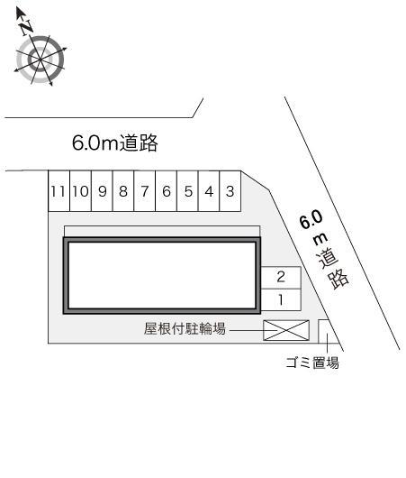 クレール・ド・シエル(22670)の駐車配置図