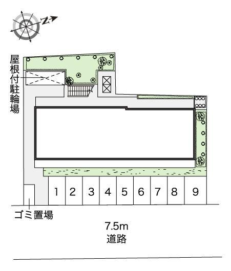 エスト(44631)の駐車配置図