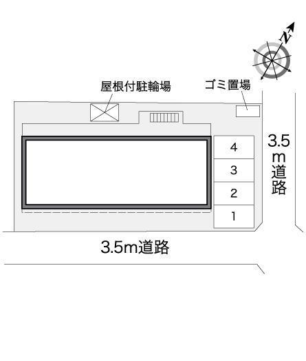 サンピュア丸山(38510)の駐車配置図