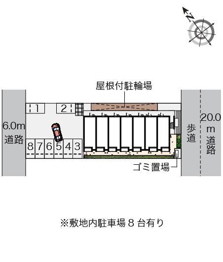ミランダＬａｋｅ　Ｍｕｓｅ(55836)の駐車配置図