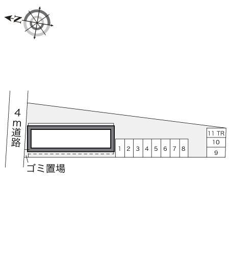 グリーンヒル塩尻(10997)の駐車配置図