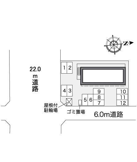 エルム(39715)の駐車配置図