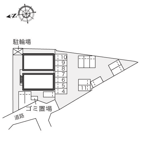 ＢｅｌｌｅＱｕｅｅｎ(23135)　敷地外駐車場の駐車配置図