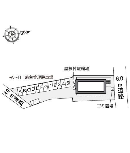 荒崎(30320)の駐車配置図