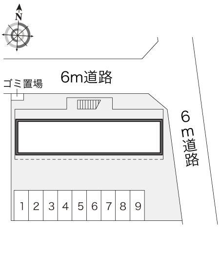 カネエーズ春日(15852)の駐車配置図