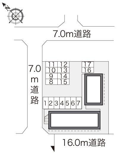 エスト(22042)の駐車配置図