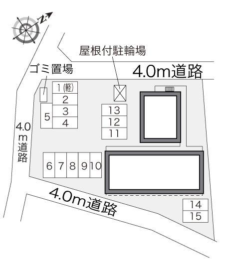 東山(24520)の駐車配置図