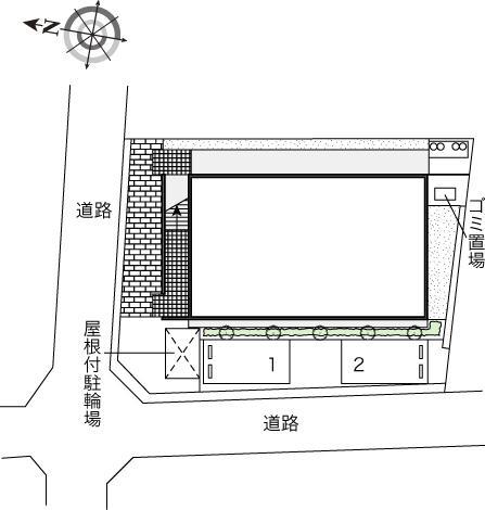 旭ヶ丘(45498)の駐車配置図