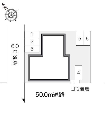 パインコート(22872)の駐車配置図