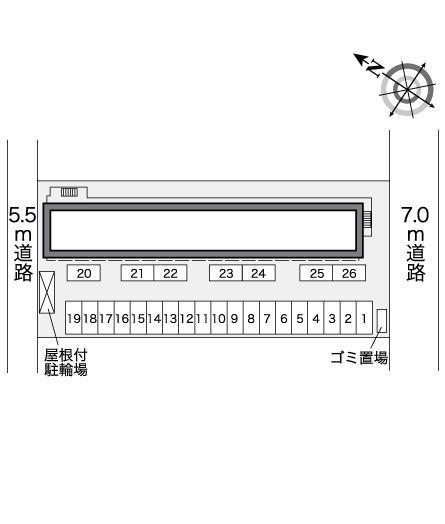 ＨＯＰＥ(25982)の駐車配置図